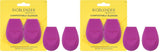 EcoTools Bioblender Duo, Compostable Makeup Blending Sponges, For Liquid & Cream Foundations, Eco Friendly Makeup Sponges for Natural Looking Skin, Sustainable, Cruelty-Free & Vegan, 2 Count(4pc Total)