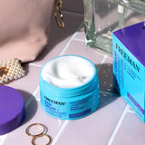 Freeman Rich Cream + Overnight Leave-On, Moisturizing Face Mask, Facial Mask For Dry Skin, Face Cream Infused With Magnesium & Hyaluronic Acid To Hydrate & Soothe Skin, 1.7 fl.oz.(2-pack)