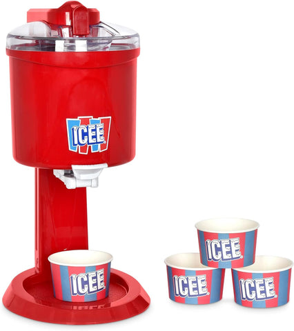 iscream Genuine ICEE at Home Soft Serve Ice Cream Maker for Classic Shakes and Drinks
