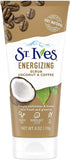 St. Ives Rise and Energize Face Scrub Deep Exfoliating Scrub Coconut and Coffee Dermatologist-Tested, 100% Natural Exfoliants Face Wash, 6 Ounce (Pack of 6)