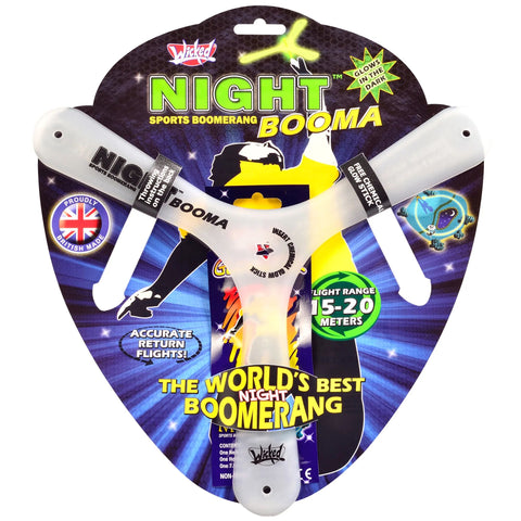 Wicked Night Booma Glow in the Dark Boomerang