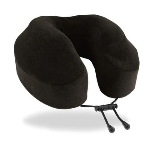 Cabeau Evolution Classic 100% Memory Foam Travel Neck Pillow for Airplanes and Travel, 360-Degree Support, Midnight