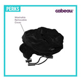 Cabeau Evolution Classic 100% Memory Foam Travel Neck Pillow for Airplanes and Travel, 360-Degree Support, Midnight