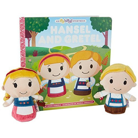 Hallmark itty bittys Hansel and Gretel Storybook Set with 2 Stuffed Animals