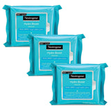 (3 Pack) Neutrogena Hydro Boost Cleansing Facial Wipes, 25 ct / each