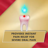 (3 pack) Orajel 4X Medicated For Toothache & Gum, Instant Pain Relief Gel, 0.25oz