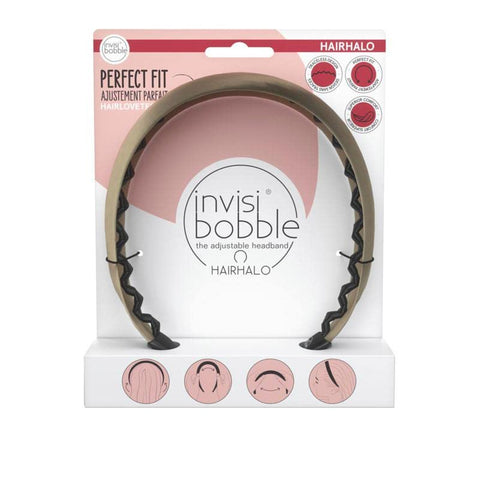 Invisibobble HAIRHALO The Adjustable Headband, Let's Get Fizzycal, Metallic Champagne