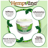 Hempvana Maximum Strength Pain Relief Cream Original with Hemp Seed Oil, 4 oz.