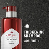 Old Spice Men's Thickening Daily Shampoo with Biotin, 17.9 fl oz