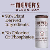 (3 Pack) Mrs. Meyers Clean Day Surface Scrub, Lavender, 11oz