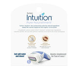 (4 Pack) Schick Intuition 4-Blade Pure Nourishment Women's Razor Blade Cartridge Refills, 3 Ct