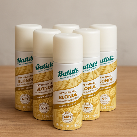 6 pack Batiste Blonde Dry shampoo 1.06oz each travel size