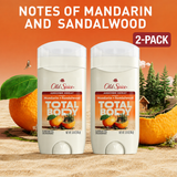 Old Spice Whole Body Deodorant Stick for Men, Aluminum Free, Mandarin + Sandalwood Scent-2 pack