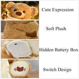 GUND Peek-A-Boo Teddy Bear Plush Animated Stuffed Animal for Babies and Newborns, Musical Singing Talking Toy, 11.5’’