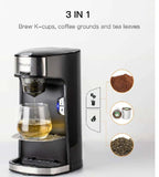 Sboly 3-in-1 Coffee Machine, Tea & Coffee Maker for K-Cup, Ground Coffee and Tea Leaves, SYCM-630