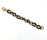 18k gold plated stainless Steel & Ceramic Bracelet