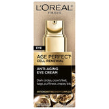 L’Oréal Paris Age Perfect Cell Renewal Anti-Aging Eye Cream, For Dark Circles & Puffiness 0.5 Fl Oz