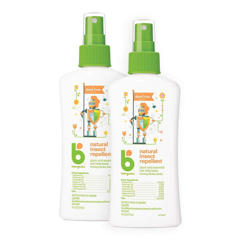Babyganics Natural Insect Repellent, 6 oz-2pack