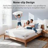 4Pcs Non-Slip Sheet Holders – Bed Sheet Holders for Corners – Keep Sheets Firm & Tight – Easy One-Time Install