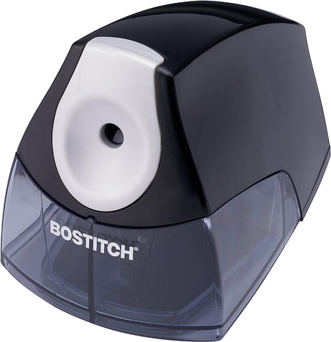 Bostitch Personal Electric Pencil Sharpener, Powerful Stall-Free Motor, High Capacity Shavings Tray