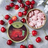 Cavendish & Harvey | Variety Flavor Hard Candy Drops | Orange, Wild Berry, Sour Lemon, & Sour Cherry | 5.3 Ounce Tins - 4 Pack