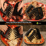 Cave Tools Talon-Tipped Meat Claws for Shredding Pulled Pork, Chicken, Turkey, and Beef