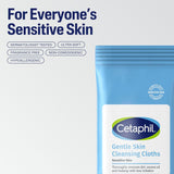 Cetaphil Face and Body Wipes, Gentle Skin Cleansing Cloths, 25 Count (Pack of 3), for Dry, Sensitive Skin, Flip Top Closure, Great for the Gym, Travel