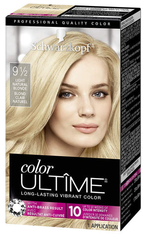 Schwarzkopf Ultime Hair Color Cream, Light Natural Blonde, 9.5, 2.03 Ounces