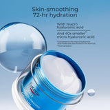 Eucerin Immersive Hydration Replenishing Night Gel Face Cream  1.7 Oz Jar-2pack