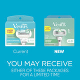 Gillette Venus Deluxe Smooth Sensitive Womens Razor Blade Refills, 6 Count, Designed for Women with Sensitive Skin