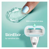 Gillette Venus Deluxe Smooth Sensitive Womens Razor Blade Refills, 6 Count, Designed for Women with Sensitive Skin