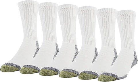 GOLDTOE Men's Harrington Crew Socks-6Pair