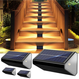 Solar Powered LED Step Stair Lights , 2 Sided Lighting Solar Stair Decoration Lights-8pack