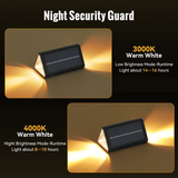 Solar Powered LED Step Stair Lights , 2 Sided Lighting Solar Stair Decoration Lights-8pack