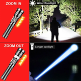 Rechargeable 990,000 High Lumens LED Flashlight