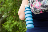 Joie Collapsible Water Bottle On The Go, BPA Free, 2pack