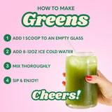 Kiala Nutrition Super Greens, Organic Greens Powder with Spirulina & Chlorella for Digestion, Gut Health, Immunity & Energy, Gluten Free, Vegan, Daily Support for Women, Watermelon Slush, 30 Servings