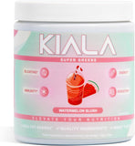 Kiala Nutrition Super Greens, Organic Greens Powder with Spirulina & Chlorella for Digestion, Gut Health, Immunity & Energy, Gluten Free, Vegan, Daily Support for Women, Watermelon Slush, 30 Servings
