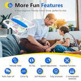 Kids Drone, Indoor RC Drone, Small Helicopter, Multi-Flash Colors, Full Propeller Protection, Altitude Hold, 3D Flip, Circular Fly, Auto-Rotation