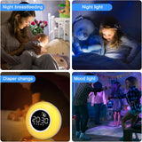 Color Changing Alarm Clock Night Light Sleep Sound Machine