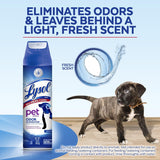 Lysol Pet Odor Eliminator Spray, Sanitizing and Disinfecting Spray for Pet Odors, 15oz (Pack of 3)