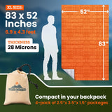 NeedIndeed 4 Pack Emergency Survival Blankets