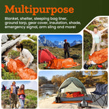 NeedIndeed 4 Pack Emergency Survival Blankets