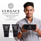 Versace Pour Homme for Men, 3 Piece Mini Gift Set
