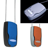 O2COOL Active Light Necklace Fan with LED Light, Lanyard, For Personal Cooling And Safety, Random Color