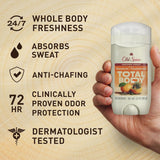 Old Spice Whole Body Deodorant Stick for Men, Aluminum Free, Mandarin + Sandalwood Scent-2 pack