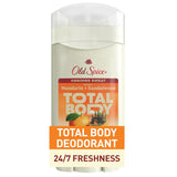 Old Spice Whole Body Deodorant Stick for Men, Aluminum Free, Mandarin + Sandalwood Scent-2 pack