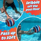 Activ Life The Ultimate Pool Ball - Fill It with Water to Play Underwater Games! (Blue Red)