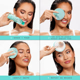 Real Techniques Real Clean In-The-Clear Eye Makeup Remover, Gentle Liquid Makeup Remover, Skin Repair Ingredients, Hyaluronic Acid & Vitamin C, Vegan & Cruelty-Free, 4 fl. oz.(2 Pack))
