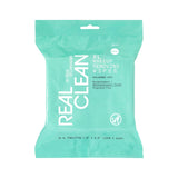 Real Techniques Real Clean XL Hydrating Facial Wipes, Infused With Hyaluronic Acid, Dual-Usage Cleansing Wipes Repair Skin & Gently Remove Makeup, Fragrance Free-2 Pack